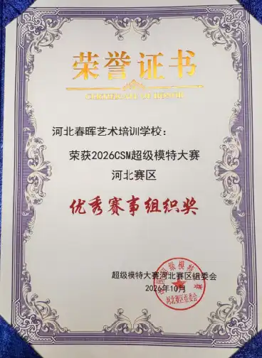 优秀赛事组织奖